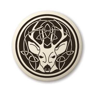 PENDANT -  STAG ROUND SMALL