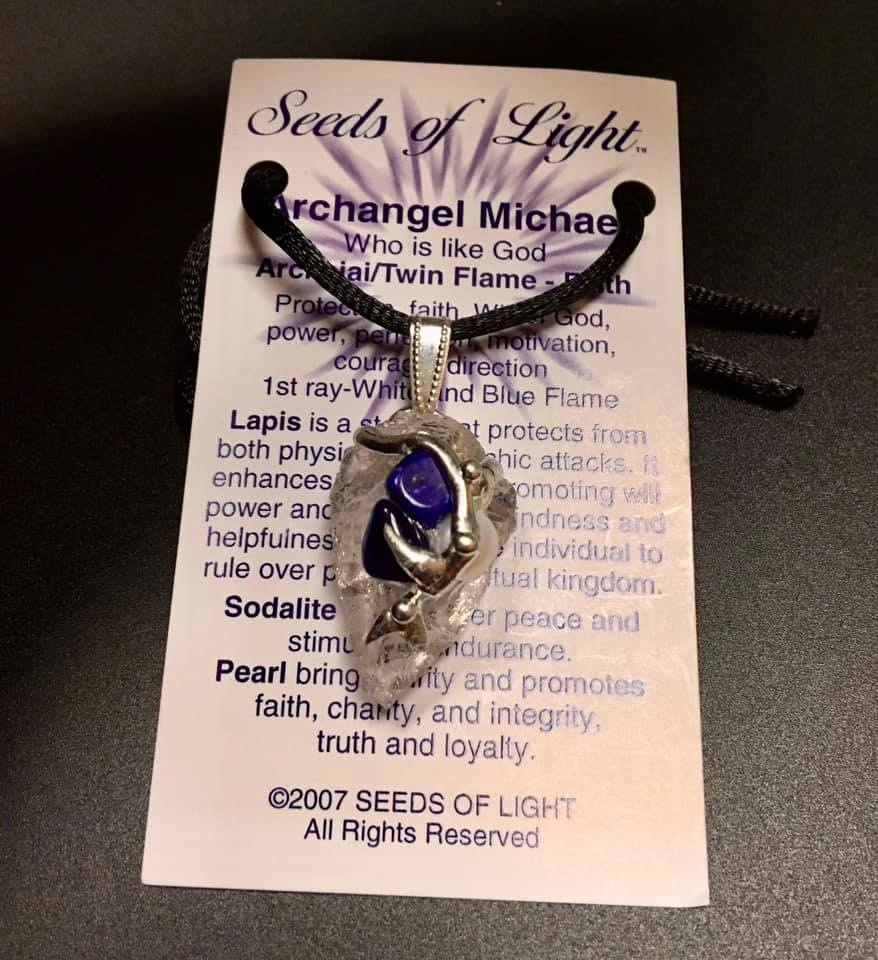NECKLACE ARCHANGEL MICHAEL ARROWHEAD