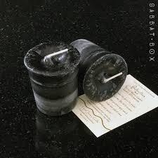 VOTIVE CANDLE  - PROTECTION REIKI (BLACK)