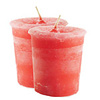 VOTIVE CANDLE -  AFRICAN APHRODESIA (BRIGHT PINK)