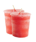 VOTIVE CANDLE -  AFRICAN APHRODESIA (BRIGHT PINK)