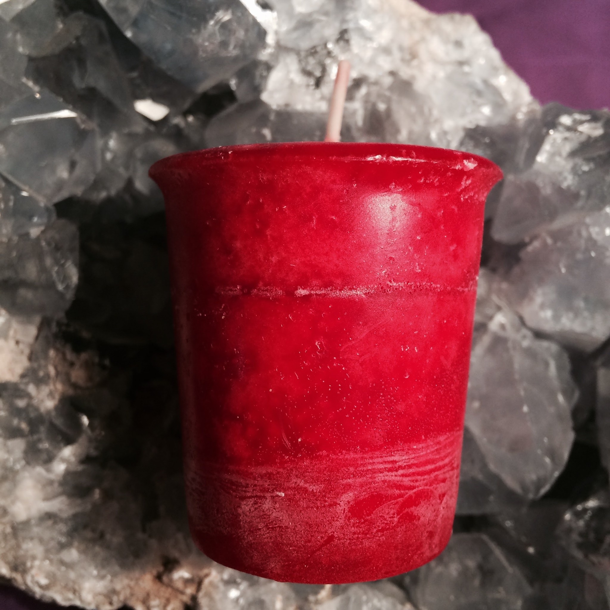 VOTIVE CANDLE -  SEDUCTION RED