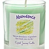 VOTIVE CANDLE IN GLASS -  ABUNDANCE