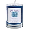 VOTIVE CANDLE IN GLASS -  GRATITUDE