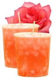 VOTIVE CANDLE - TAHITIAN ROSE