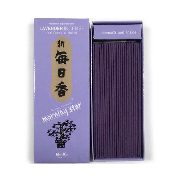 INCENSE -  LAVENDER (200 STICKS W/ STAND)