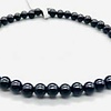 BRACELET PPM BLACK OBSIDIAN 4MM