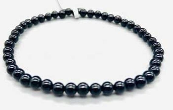 BRACELET PPM BLACK OBSIDIAN 4MM