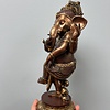 STATUE GANESHA BRONZE COLOR ON BASE