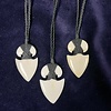 PENDANT TRIBE NECKLACE: FOCUS SUSTAINABLY-SOURCED WATER BUFFALO BONE