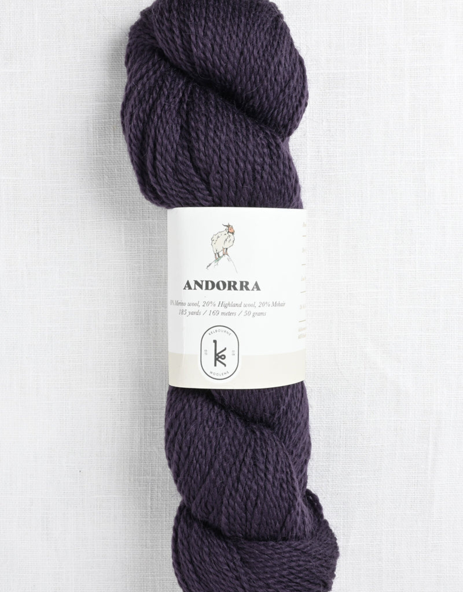 Kelbourne Woolens Andorra 504 Eggplant (Limited Edition)