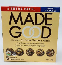 Made Good Made Good - Granola Minis, Cookies & Cream (5 pack)