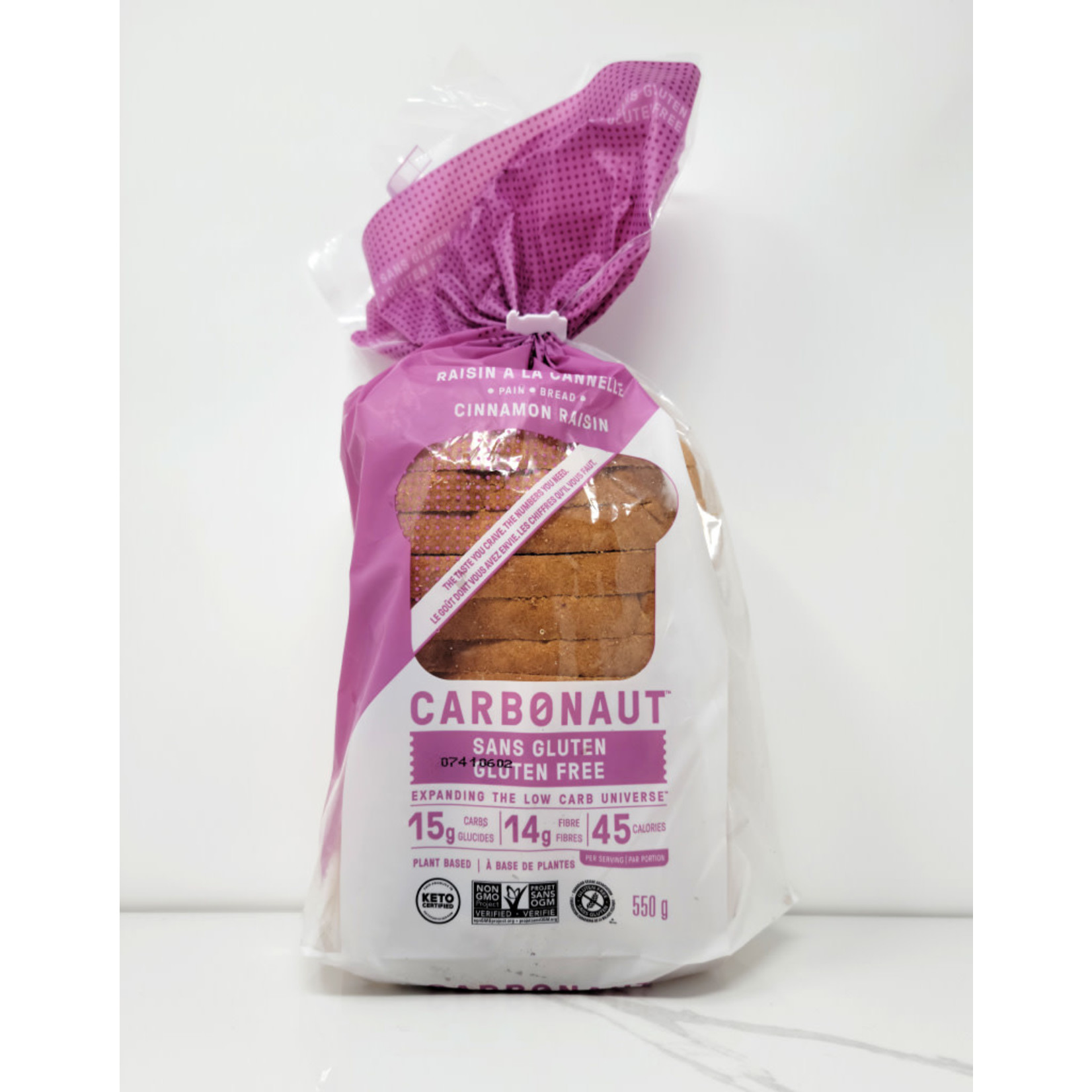 Carbonaut Carbonaut - GF Bread, Cinnamon Raisin