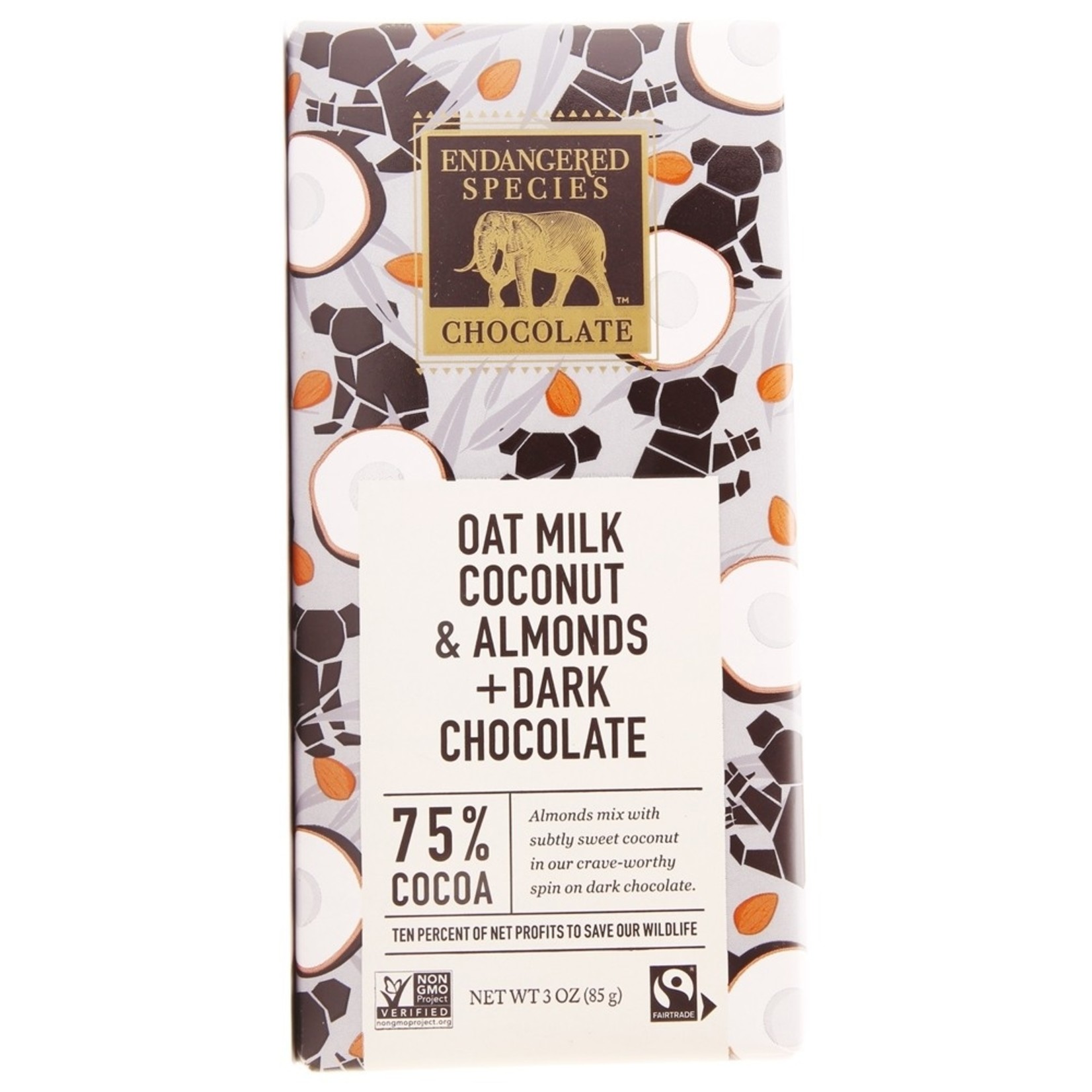 Endangered Species Endangered Species - Dark Chocolate Bar, Koala Oat Milk Coconut & Almond
