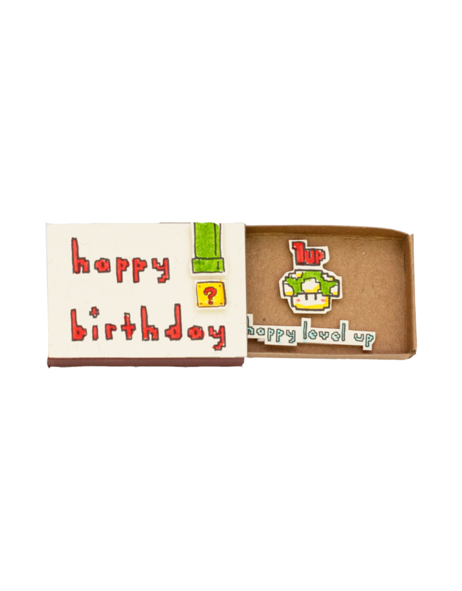 matchbox birthday card