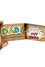 Matchbox Card Dad You’ll Always Be My Hero