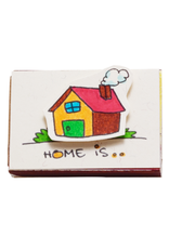 Matchbox Greeting Card -  Home Is Where Mom Is