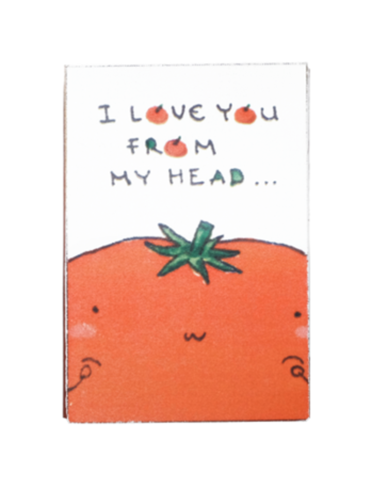 Matchbox Card From My Head Tomatoes
