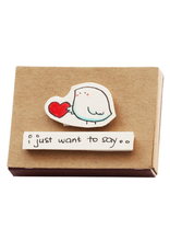 Matchbox Card I Just Want to Say I Love You