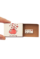 Matchbox Card I’m Saving All My Love For You