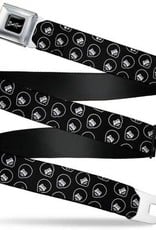 Buckle Down Belts Bob Ross Seatbelt Belt in Black and White