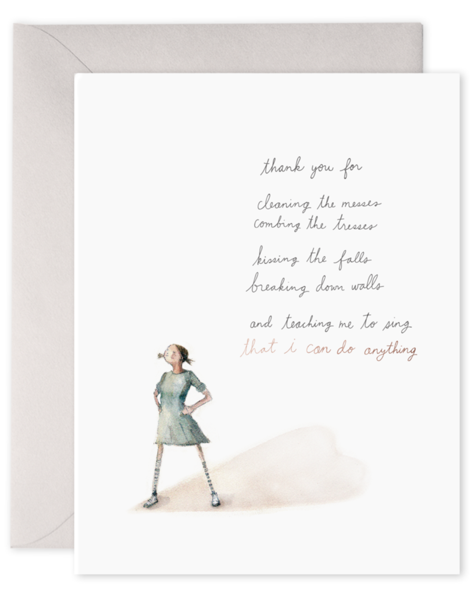 Thank you for Parenting Greeting Card - E. Frances Paper