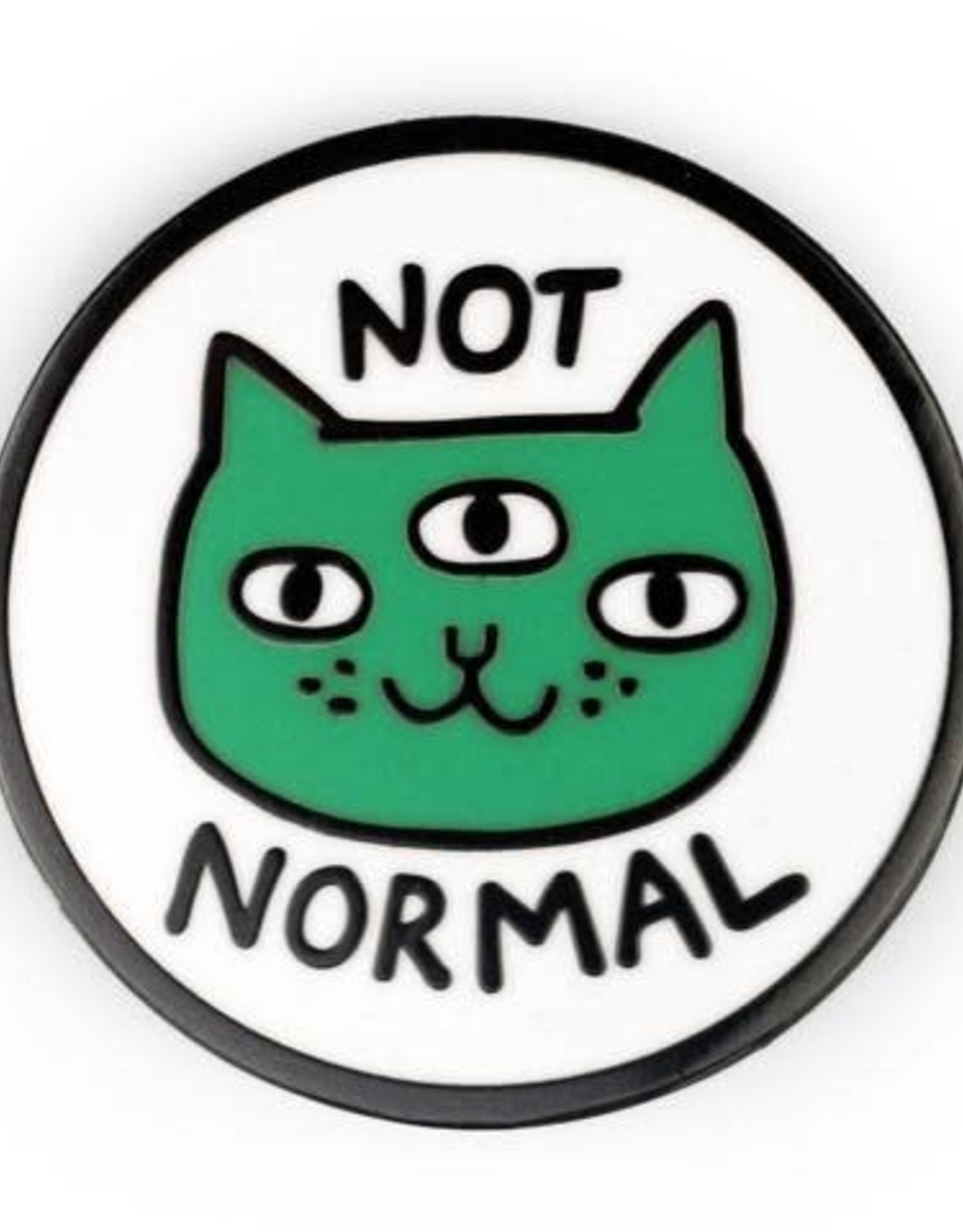 Gemma Correll ''Not Normal Cat'' Enamel Pin by Gemma Correll
