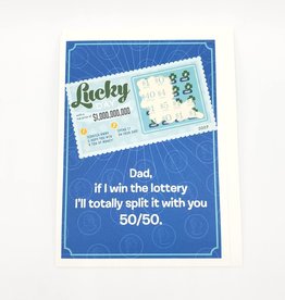 Seltzer Lottery Happy Father's Day Greeting Card - Seltzer