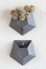 Hexagonal Wall Vase, Single
