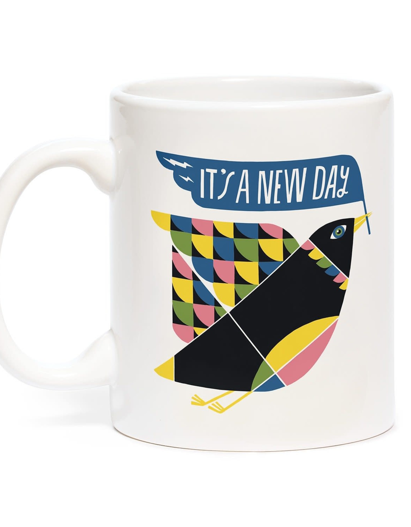 Emily McDowell “It’s a New Day” Mug by Emily McDowell