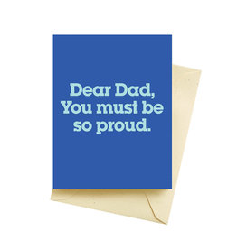 Seltzer Proud Fathers Day Greeting Card - Seltzer