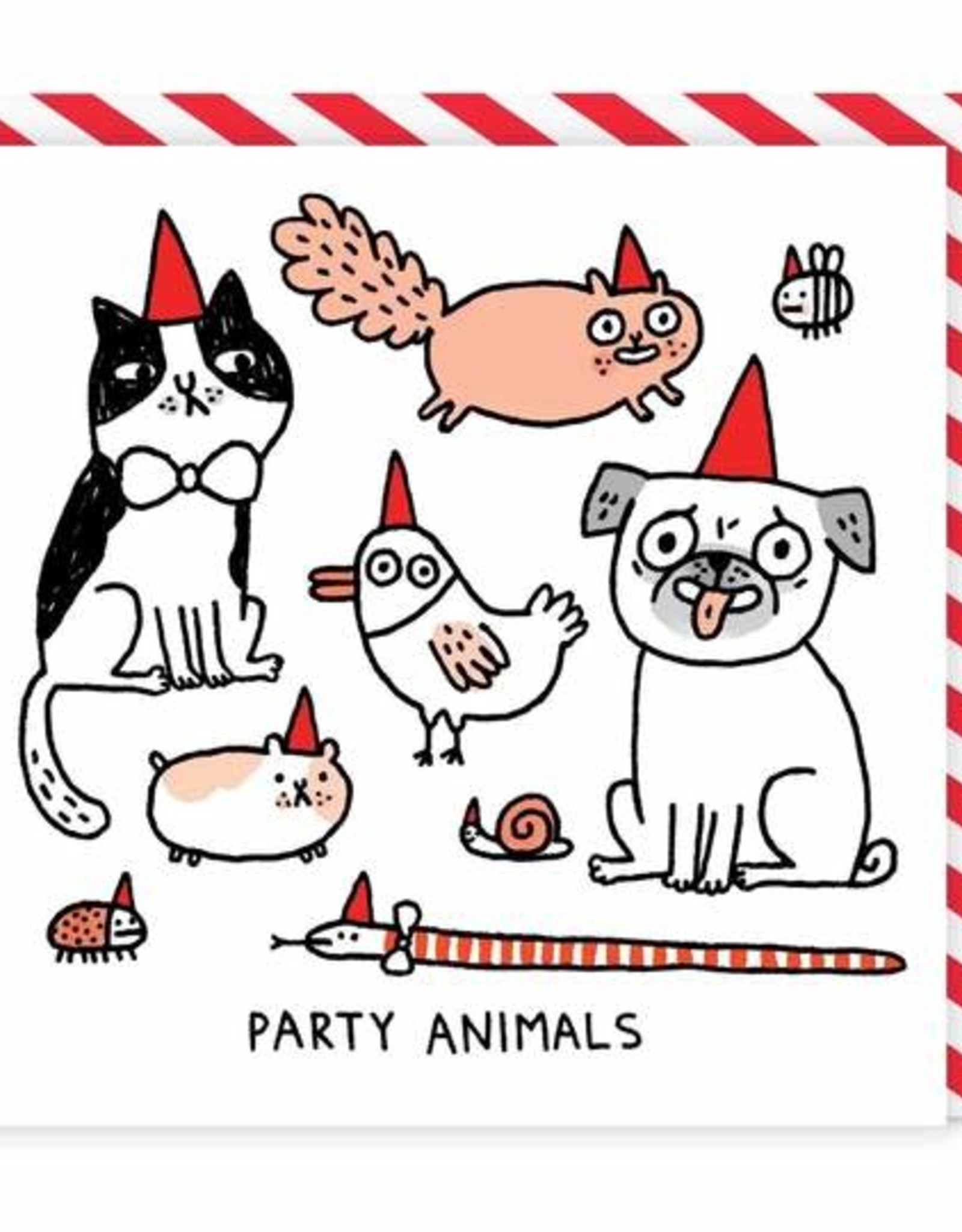 Ohh Deer Greeting Card Party Animals Square- Ohh Deer