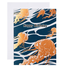 Michael Roger Jellyfish Birthday Card by Michael Roger