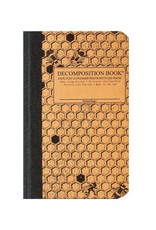 Michael Roger Decomposition Notebook Sewn Pocket Sized Honeycomb