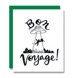 "Bon Voyage" Greeting Card - Papa Llama