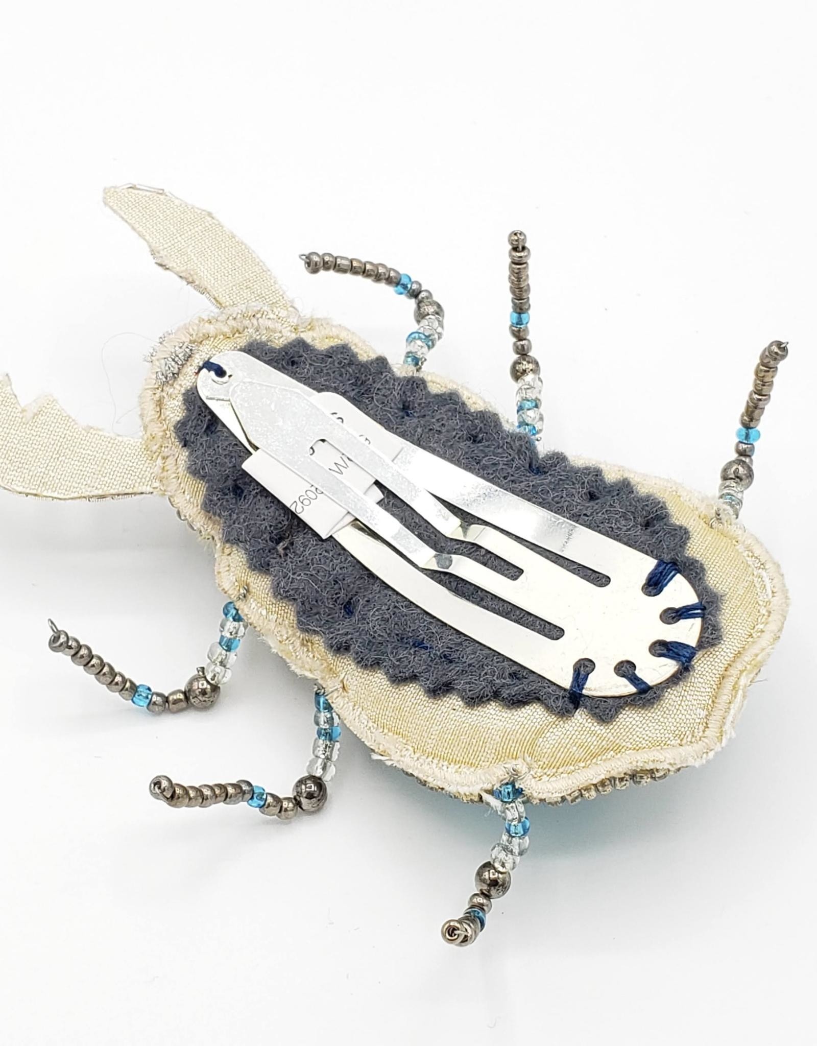 Beaded Jeweled Insect Barrette