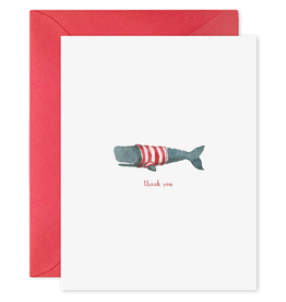 "Thank You" Whale Greeting Card - E. Frances Paper