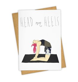 "Head Over Heels" Greeting Card - Tay Ham