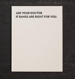 "Ask Your Doctor'' Greeting Card - Sapling Press