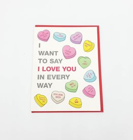 Seltzer Love You in Every Way Valentine's Greeting Card - Seltzer