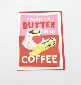 Seltzer Butter in my Coffee Greeting Card - Seltzer