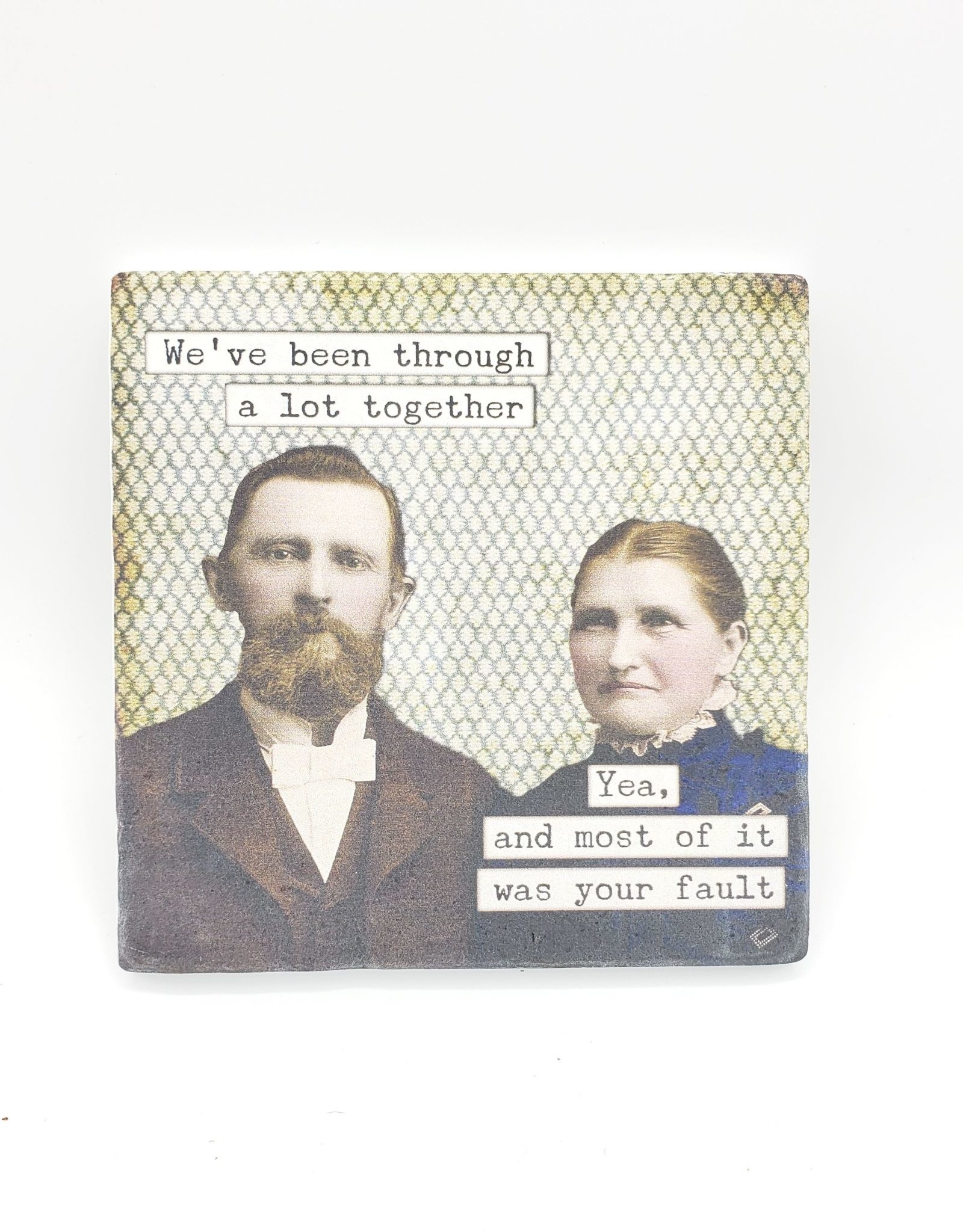 Old Married Couples Coaster Single - Versatile