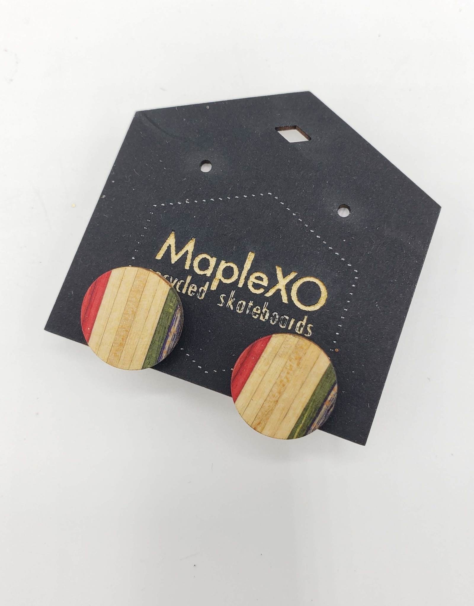 Maple XO Strata Stud Earrings - Maple XO