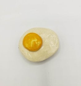 Ceramic Fried Egg Magnet by KattSplatt!