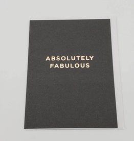 "Absolutely Fabulous" - Greeting Card by Lagom Design