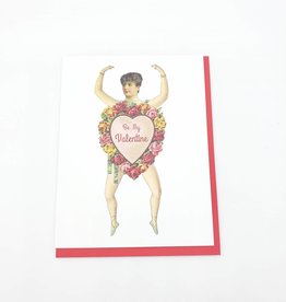 Mincing Mockingbird Be My Valentine Greeting Card - The Mincing Mockingbird