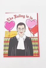 The Ruling is In - RGB Valentine's Day Greeting Card
