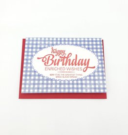 Bread Bag Birthday Greeting Card  - A Favorite Design