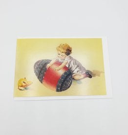 "Paskha" Russian Vintage Easter Greeting Card 1
