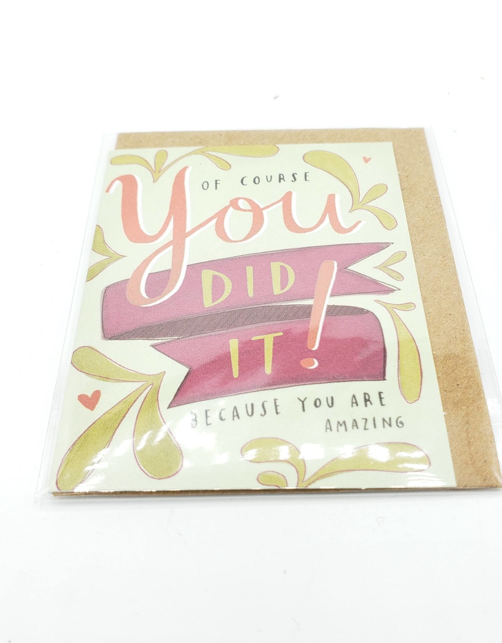 Emily McDowell You Did It! Mini Greeting Card  - Emily McDowell